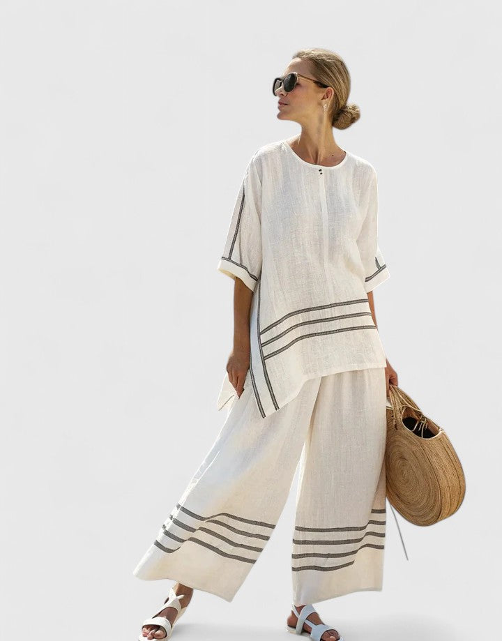 Rosavina - Comfortable Spring Two-Piece Set