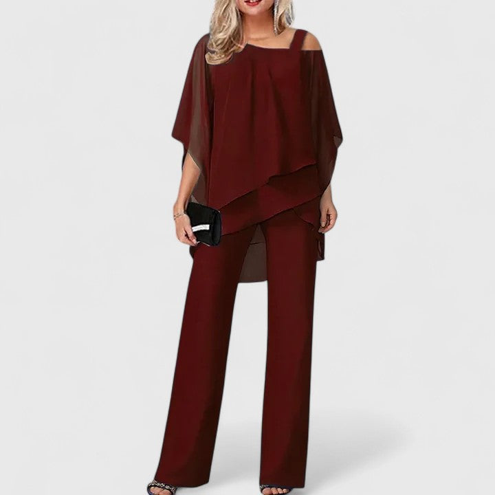Serenity - Elegant Two-Piece Pant Set