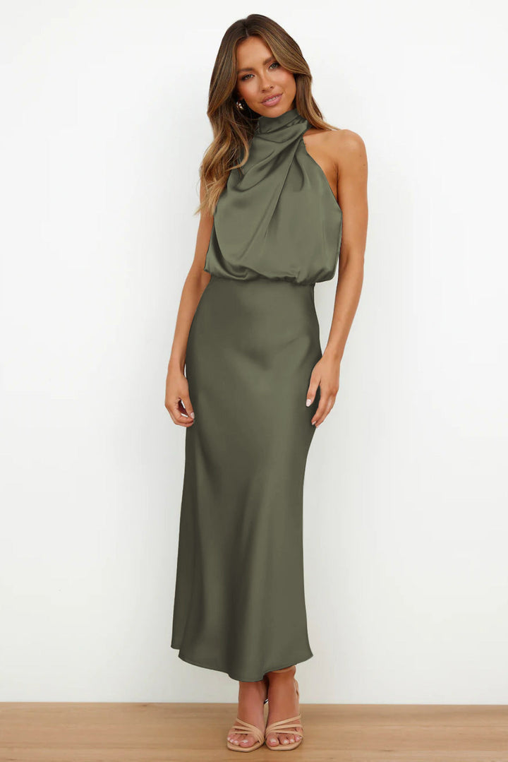 Faith - Women’s Chic Halter Evening Dress