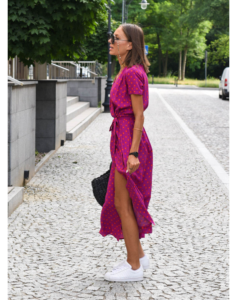 Lauri - Effortless Floral Spring Midi Dress