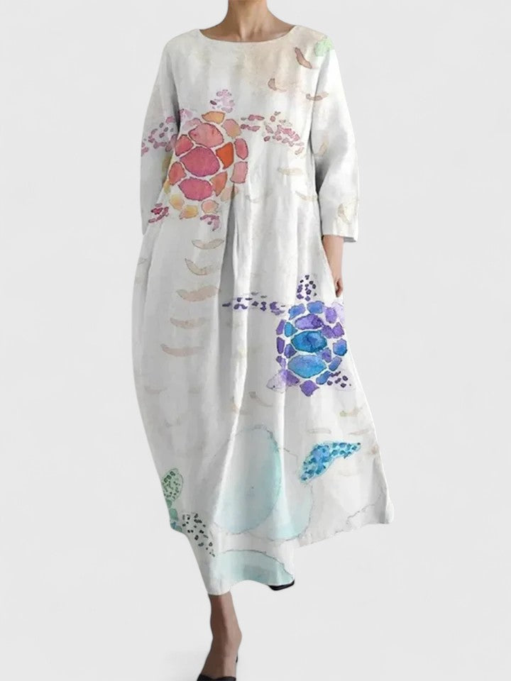 Margaritte - Stylish Colorful Midi Dress
