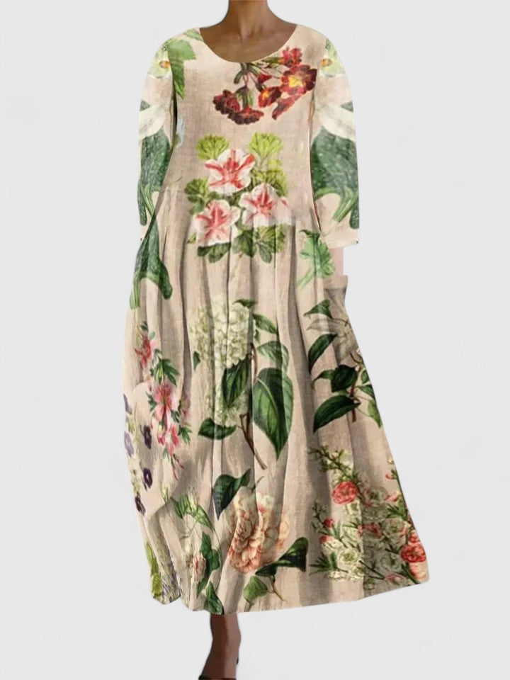 Margaritte - Stylish Colorful Midi Dress