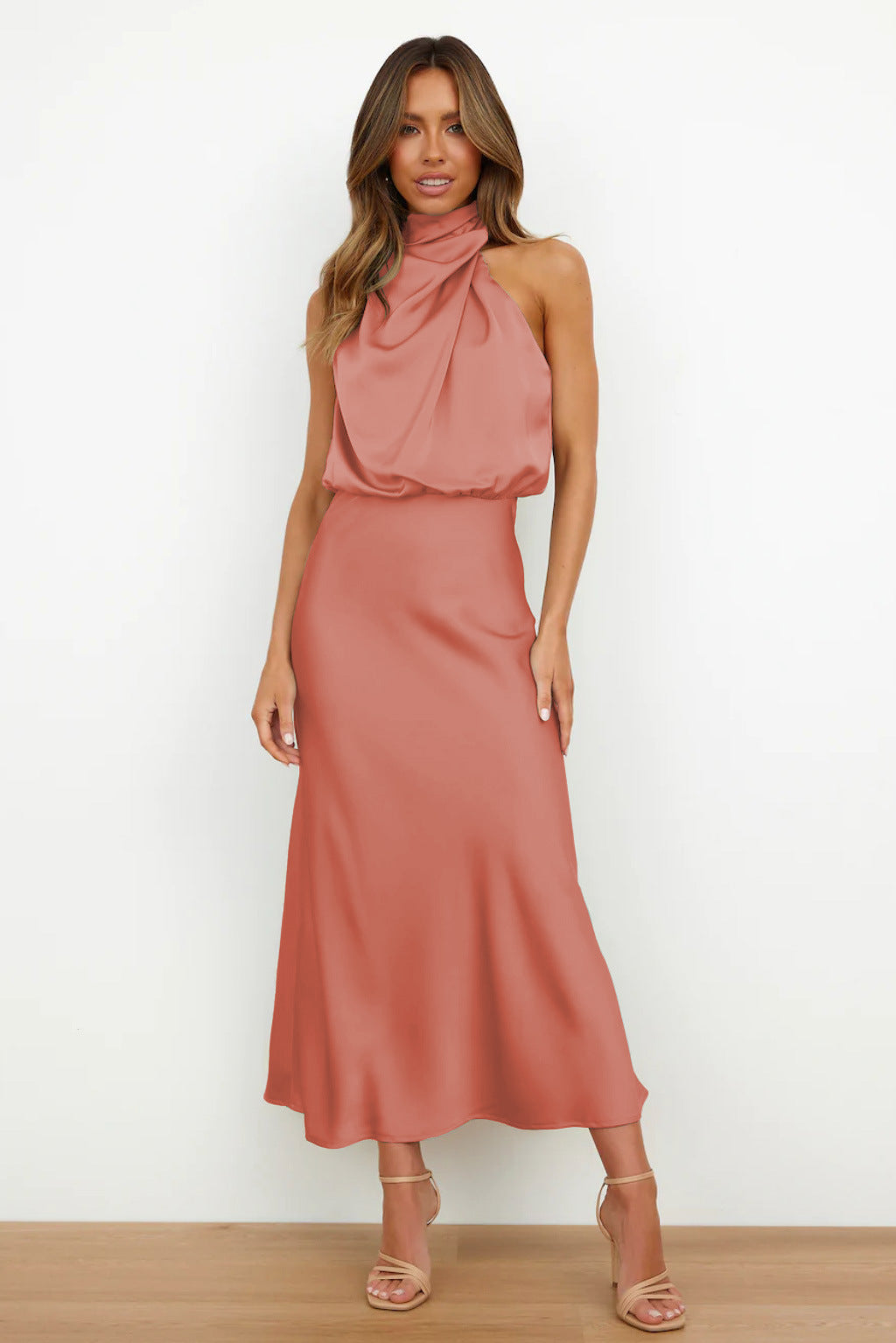 Faith - Women’s Chic Halter Evening Dress