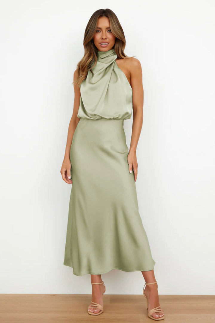 Mariana - Elegant Halter Formal Maxi Dress