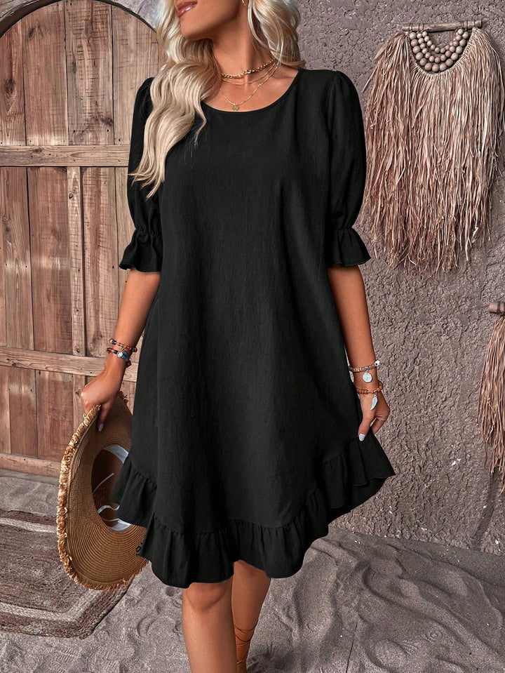 Joan - Tummy Covering Summer Dress For Women