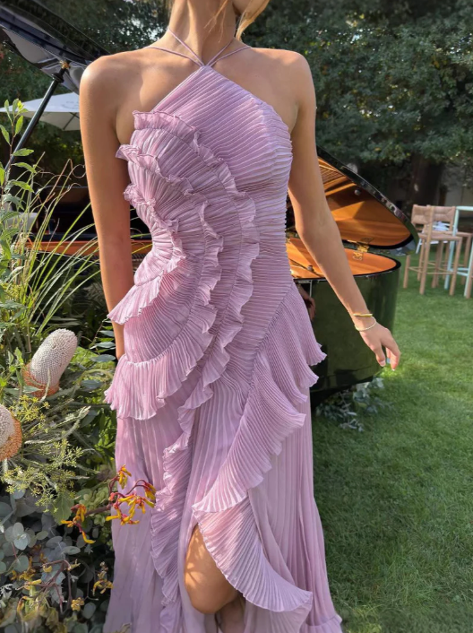 Estelle - Elegant Maxi Halter Dress