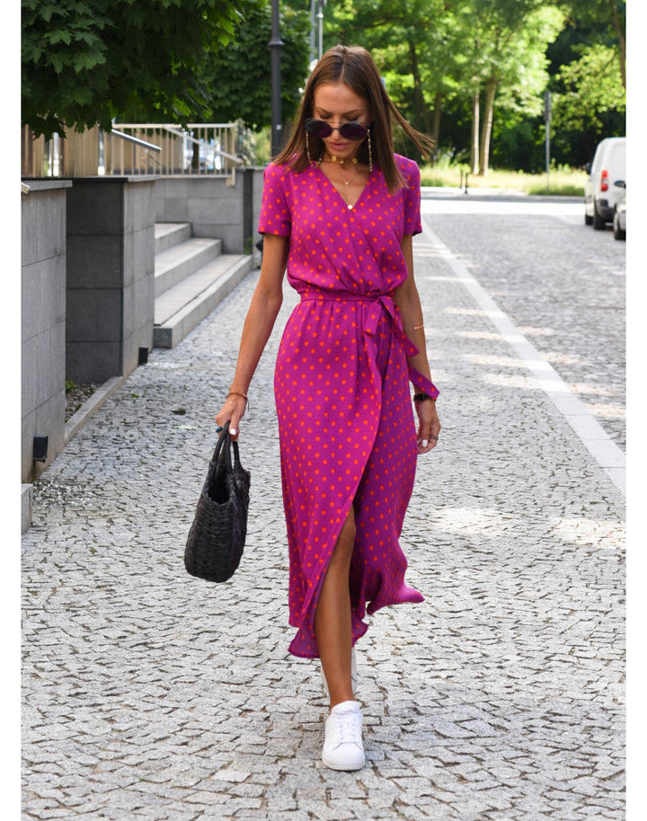 Lauri - Effortless Floral Spring Midi Dress