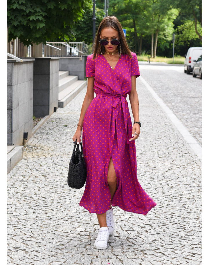 Lauri - Effortless Floral Spring Midi Dress