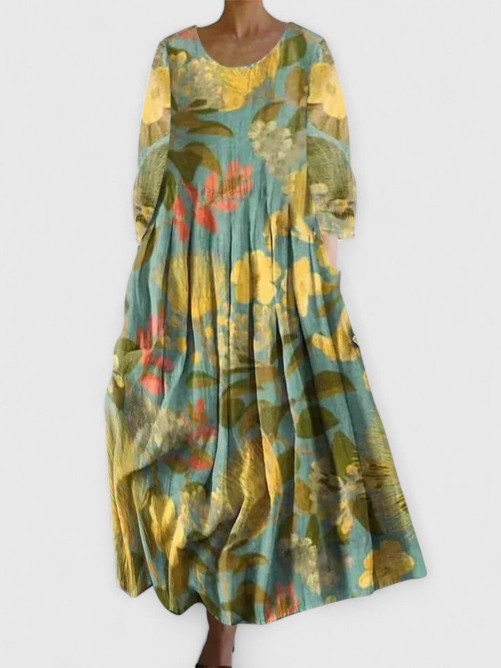Margaritte - Stylish Colorful Midi Dress