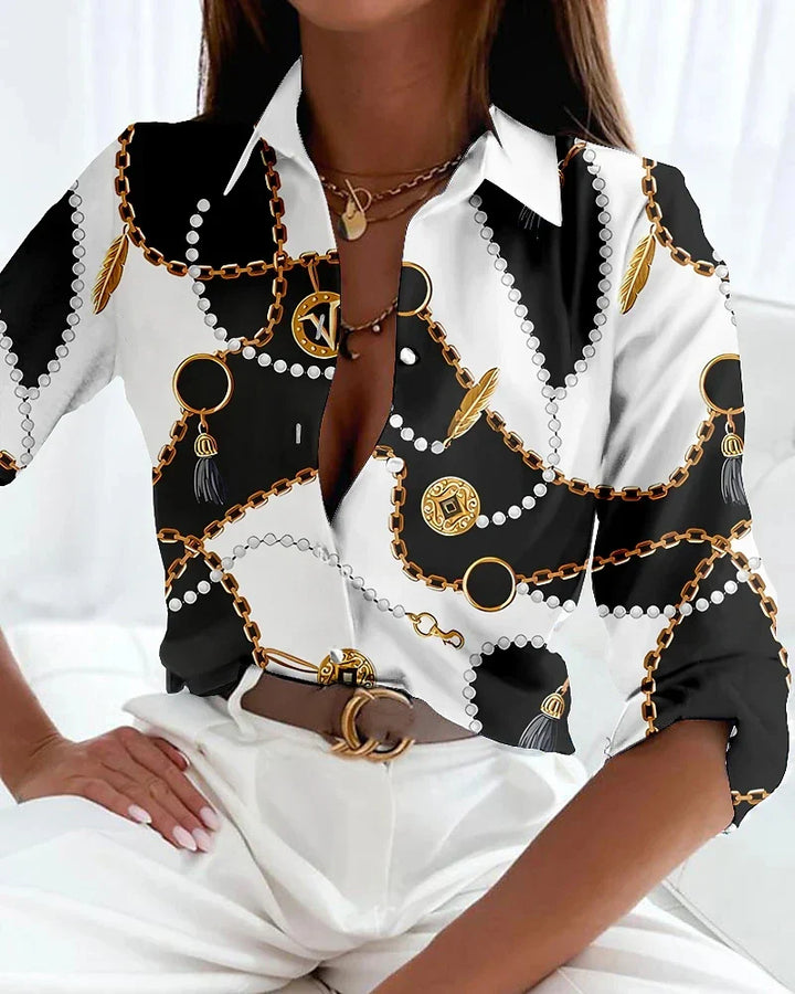 Viola - Women Contemporary Printed Blouse