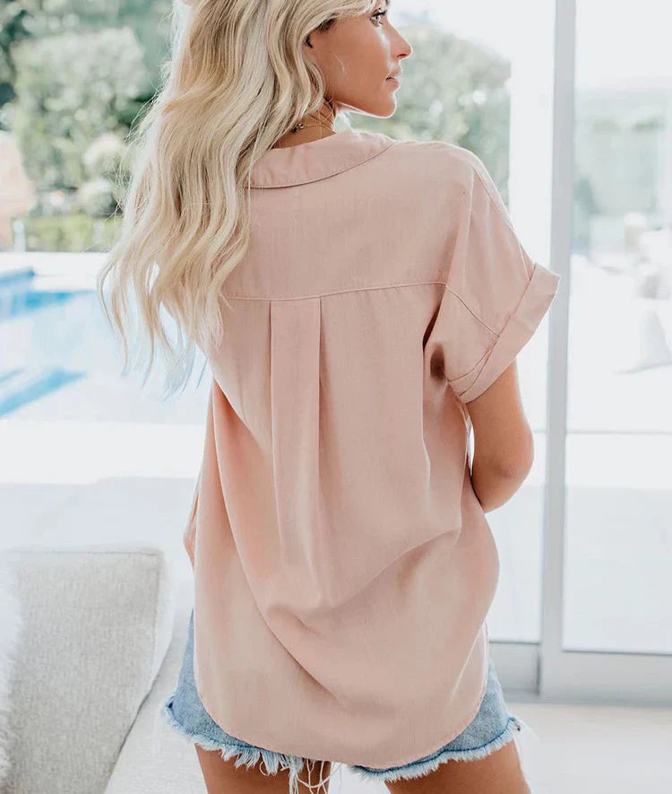 Aletta - Relaxed Fit Casual Spring Blouse