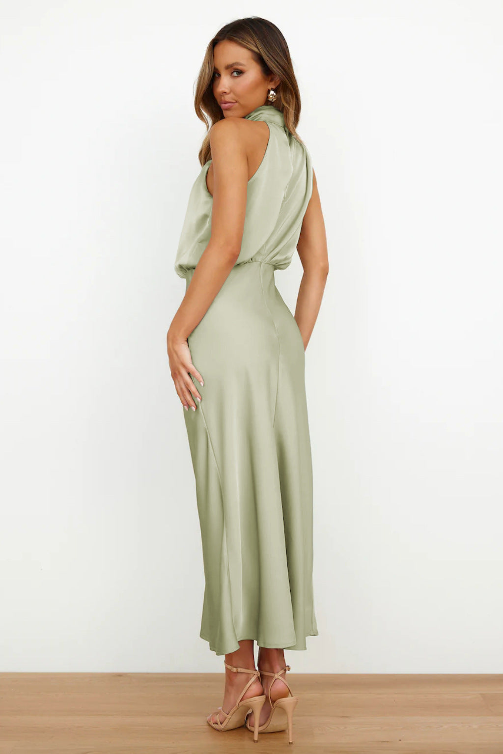 Faith - Women’s Chic Halter Evening Dress