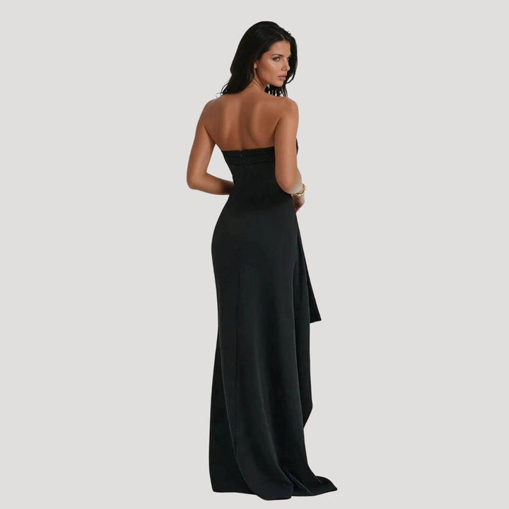 Emma - Women’s Wedding Guest Strapless Maxi Dress