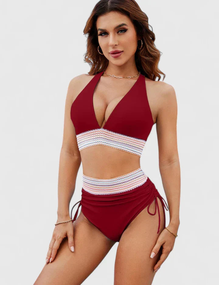 Penelope - Women’s High-Waisted Bikini Swimsuit