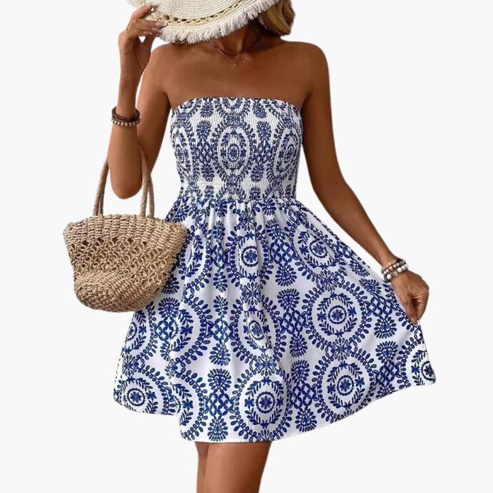 Suzie - Women’s Flared Hem Mini Dress