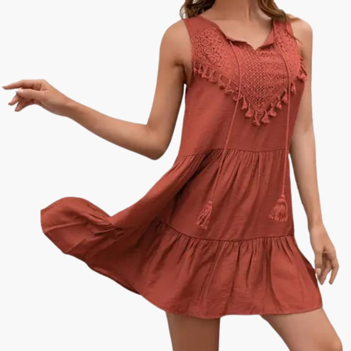 Amelia - Women’s Sleeveless Beach Dress