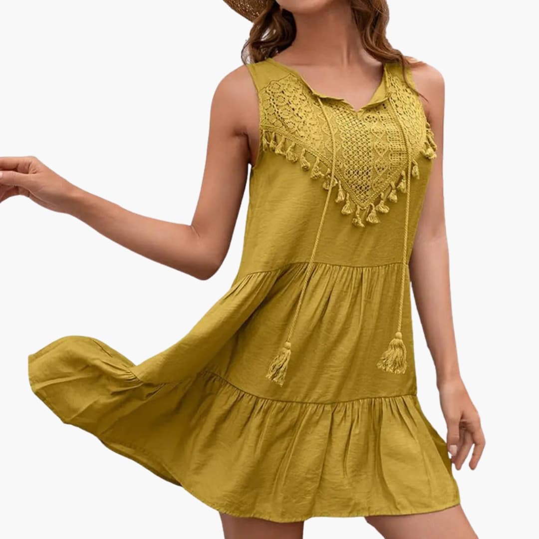 Amelia - Women’s Sleeveless Beach Dress