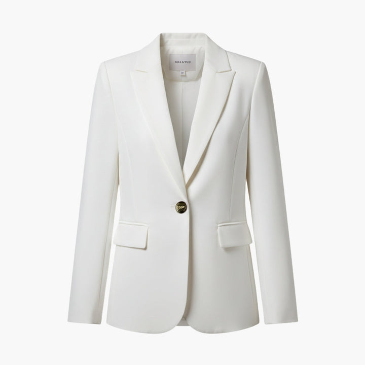 Shana - Women’s Blazer with Notched Lapel and Button Front