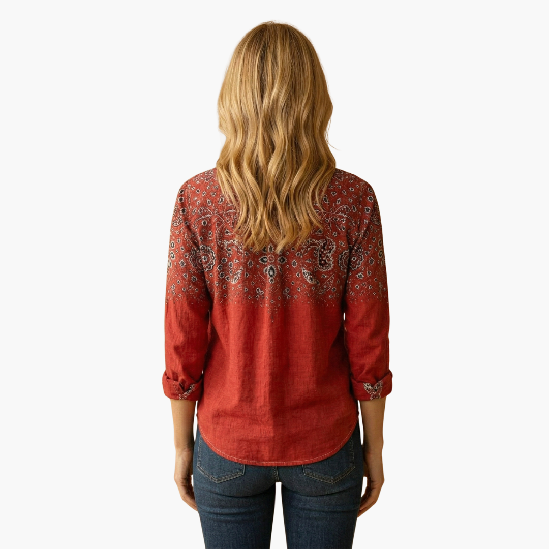 Vera - Women’s Classic Collared Long Sleeve Shirt