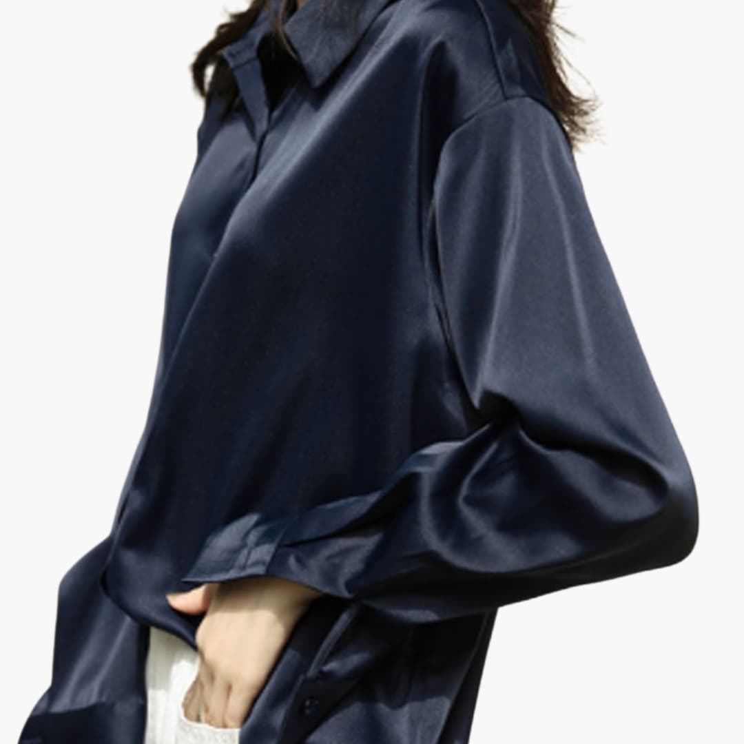 Eloise - Elegant Women’s Collared Long Sleeve Blouse