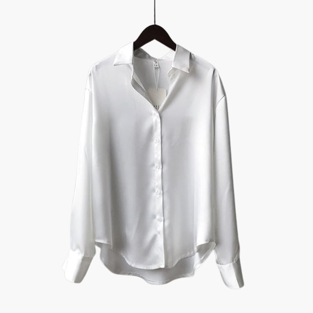 Eloise - Elegant Women’s Collared Long Sleeve Blouse