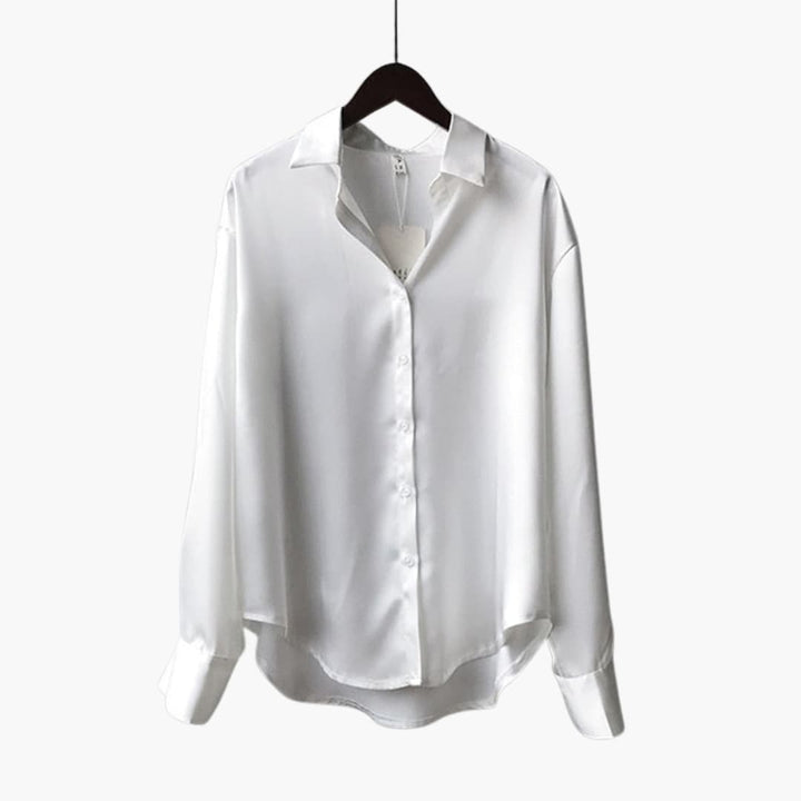 Eloise - Elegant Women’s Collared Long Sleeve Blouse
