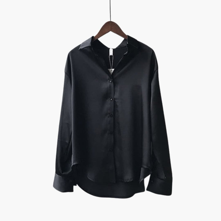 Eloise - Elegant Women’s Collared Long Sleeve Blouse