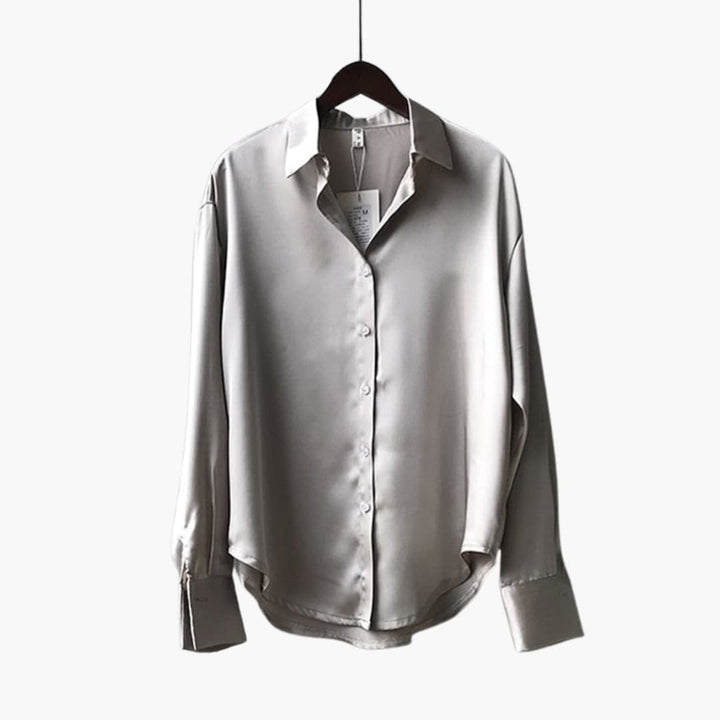 Eloise - Elegant Women’s Collared Long Sleeve Blouse