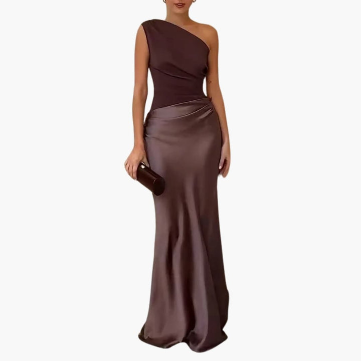 Sami - Women’s Formal One-Shoulder Maxi Dress