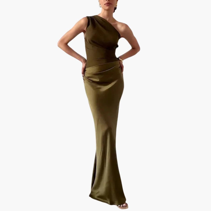 Sami - Women’s Formal One-Shoulder Maxi Dress