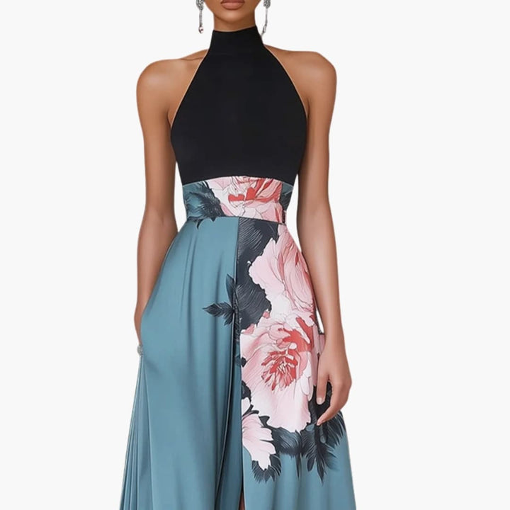 Alani - Women’s Sleeveless Maxi Dress with Side Slit