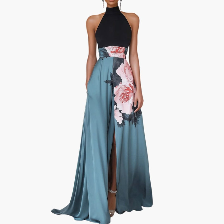 Alani - Women’s Sleeveless Maxi Dress with Side Slit