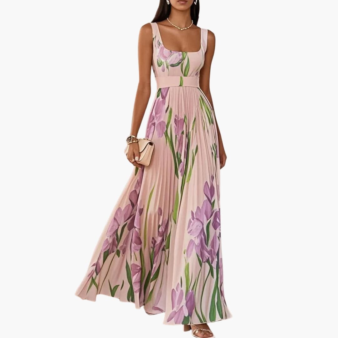 Arrie - Square Neck Summer Maxi Dress