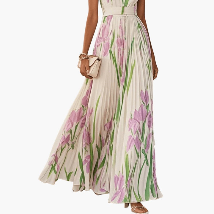 Arrie - Square Neck Summer Maxi Dress