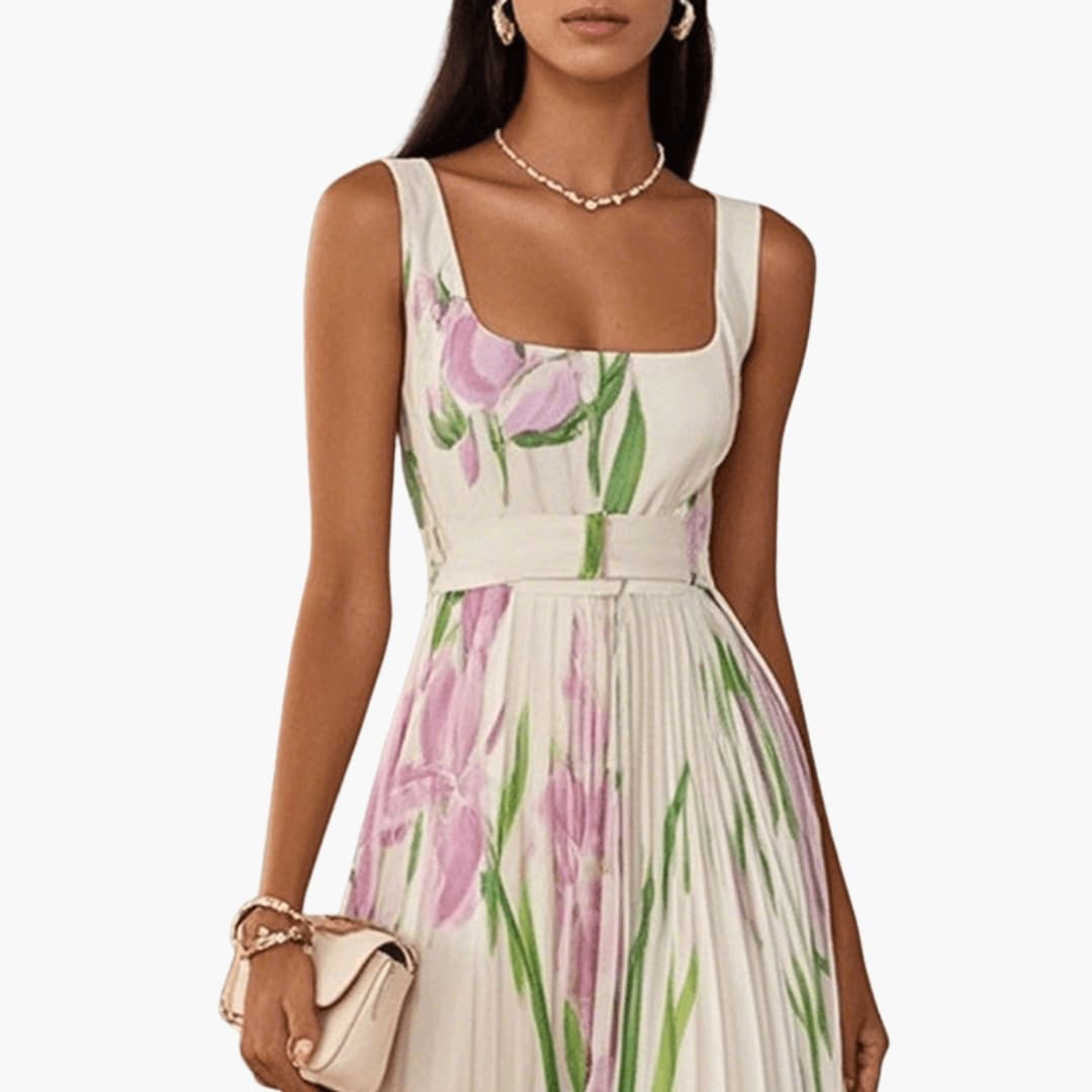 Arrie - Square Neck Summer Maxi Dress