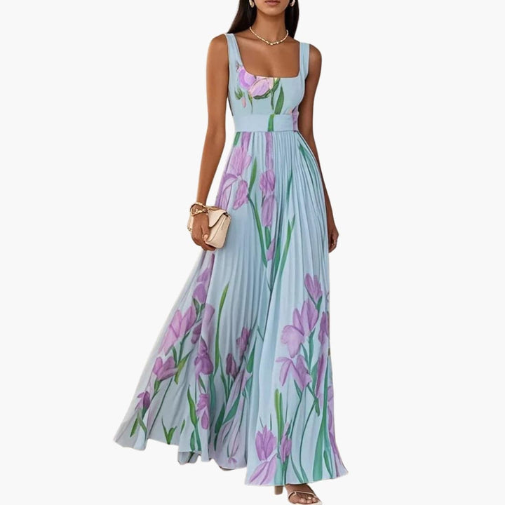 Arrie - Square Neck Summer Maxi Dress