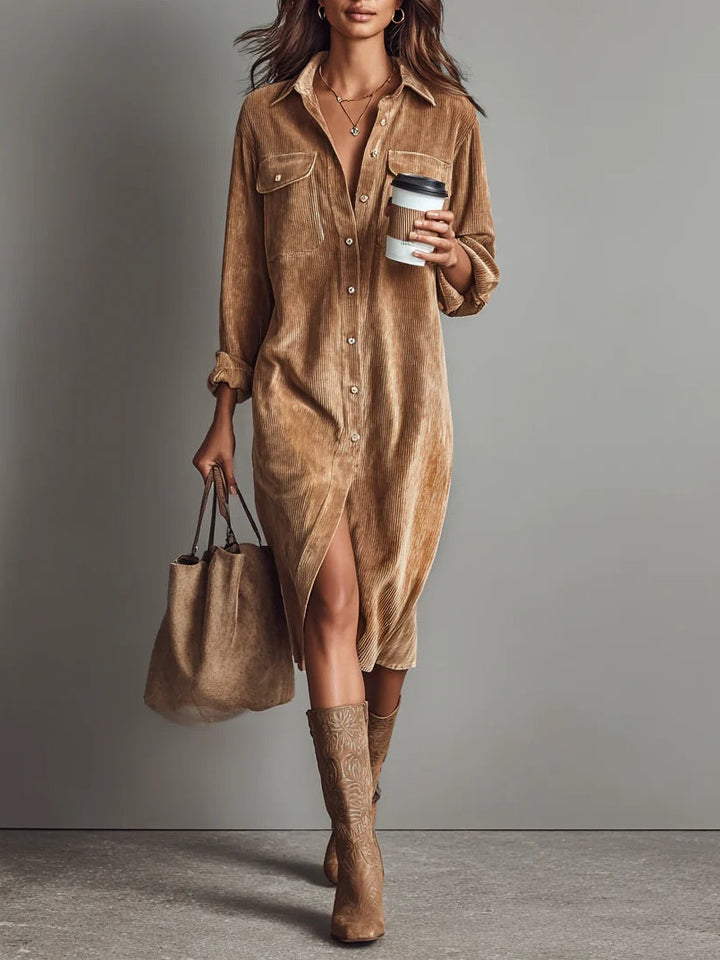 Elle - Women Chic Flared Hem Dress