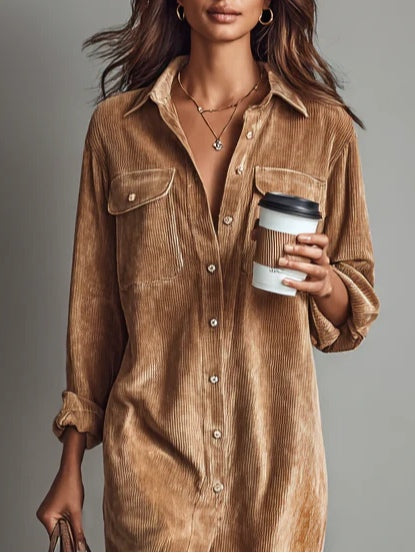 Elle - Women Chic Flared Hem Dress