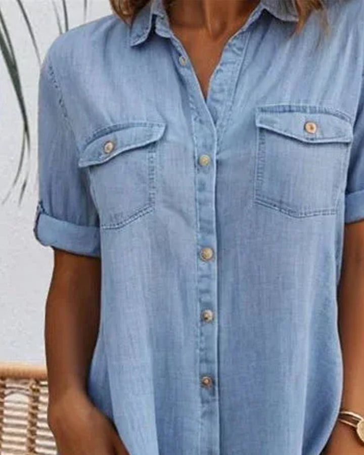 Jennifer - Lightweight Denim-look Dress Women