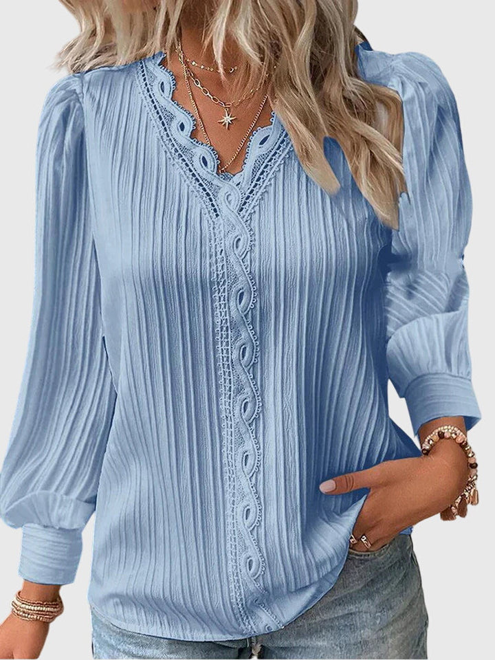 Andrea - Elegant Pullover Spring Blouse