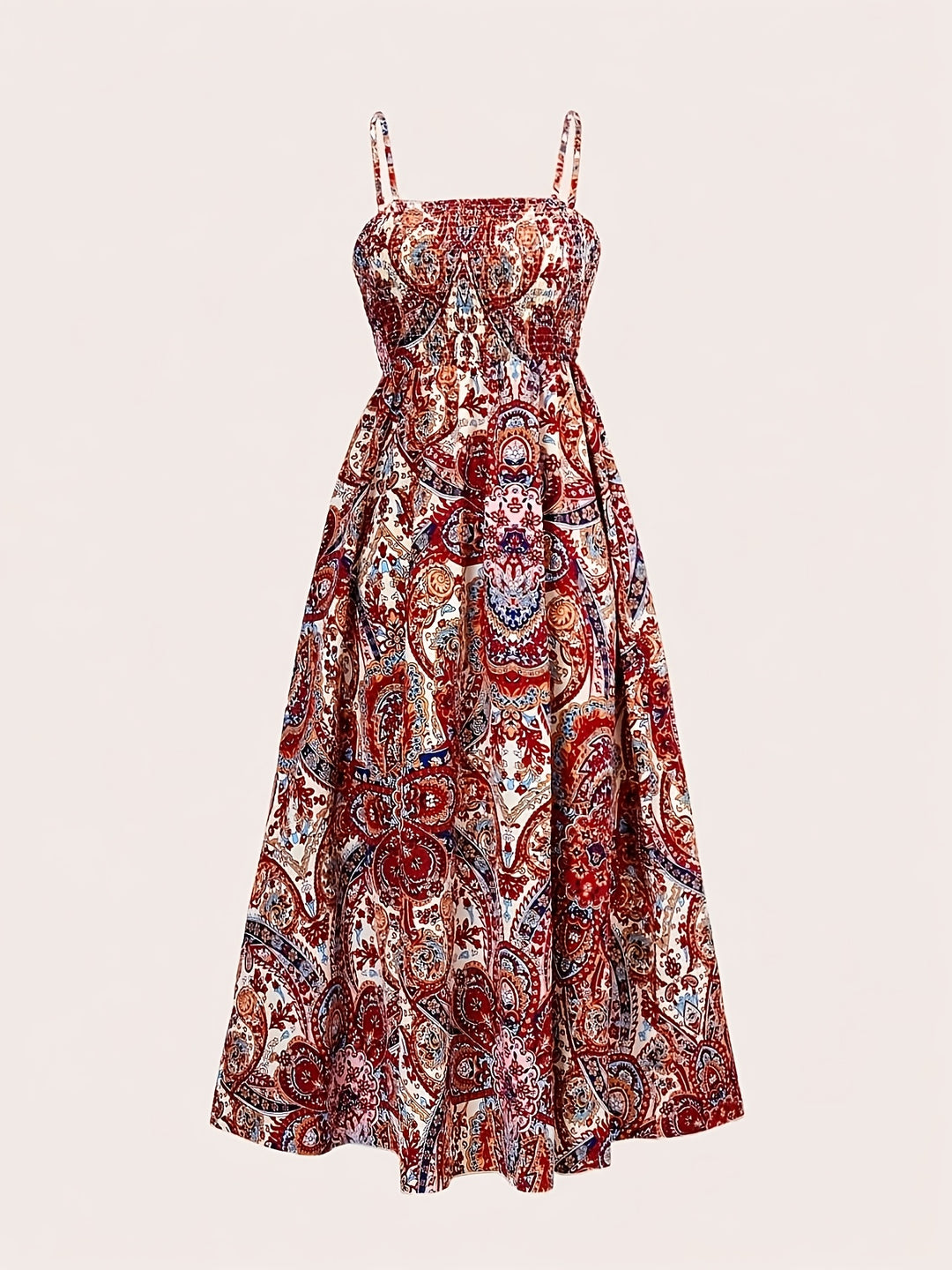 Meli - Casual Spaghetti Suspender Maxi Dress