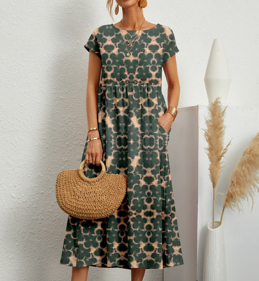Deborah - Elegant Floral Summer Dress