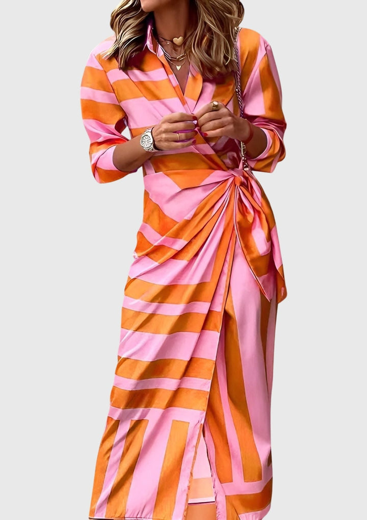 Everly - Elegant Wrap Summer Maxi Dress