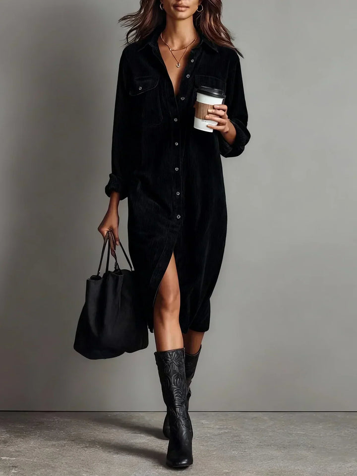 Elle - Women Chic Flared Hem Dress
