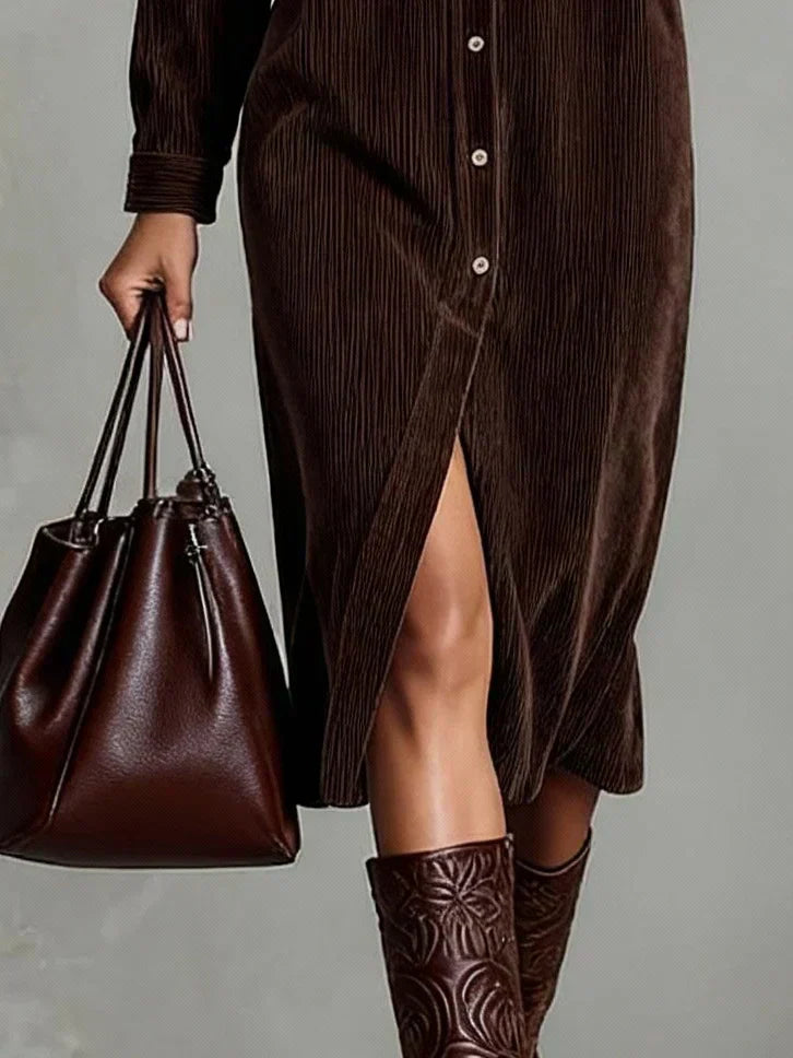 Elle - Women Chic Flared Hem Dress