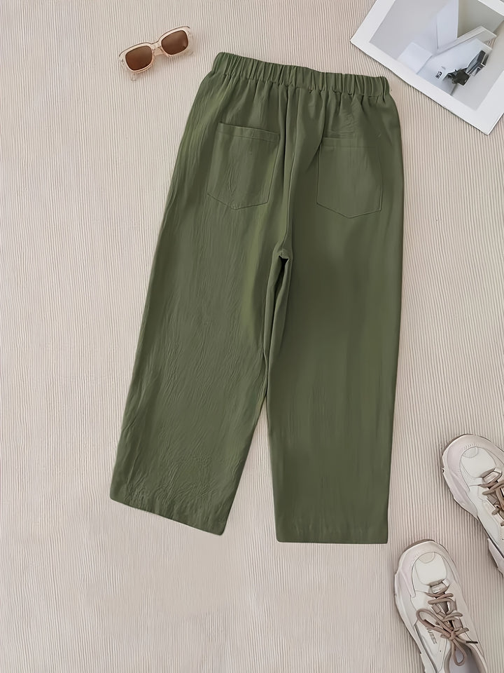 Luna - Casual Three-Quarter Summer Pants