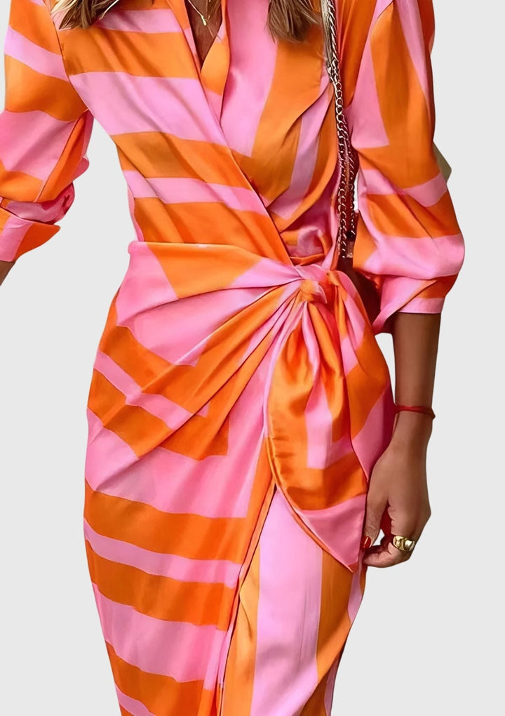 Everly - Elegant Wrap Summer Maxi Dress