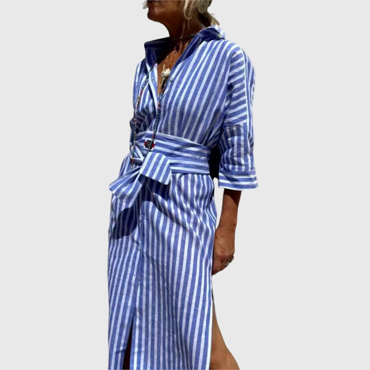 Ellen - Classic Striped Summer Dress