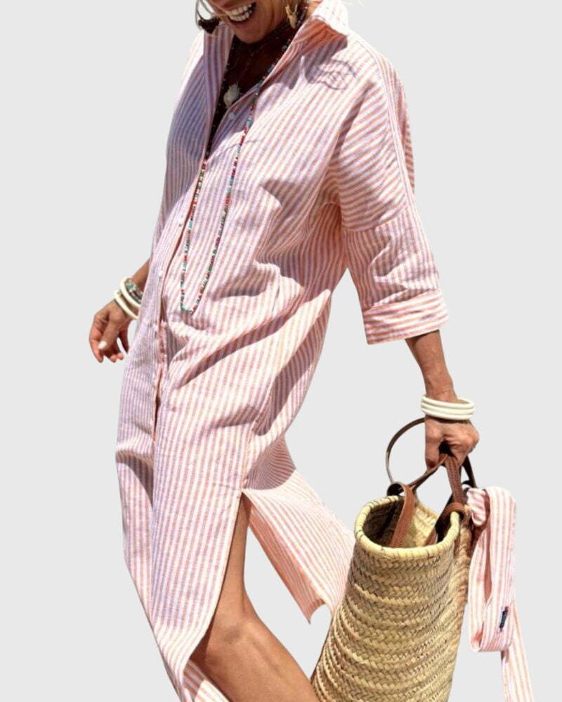 Ellen - Classic Striped Summer Dress