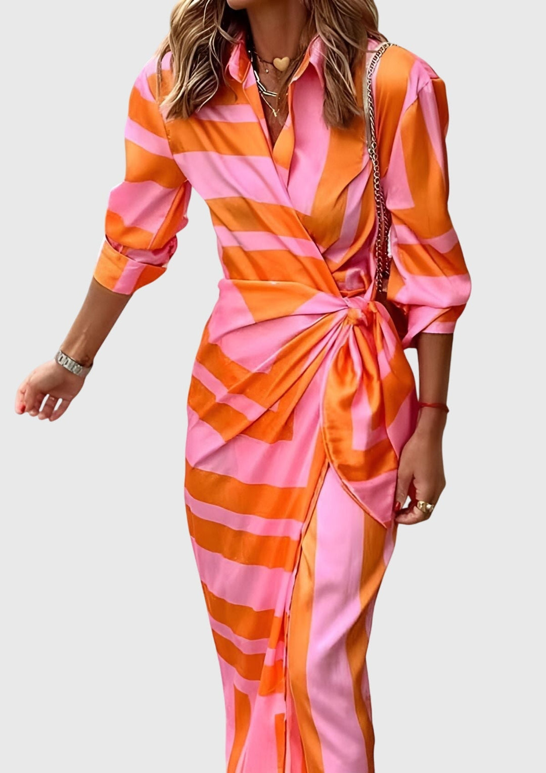 Everly - Elegant Wrap Summer Maxi Dress